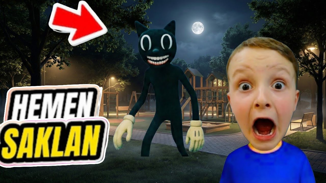 KUZEY ALP CARTOON CAT GECE SENİ ARIYOR !! PARKA GELDİ!!BAK