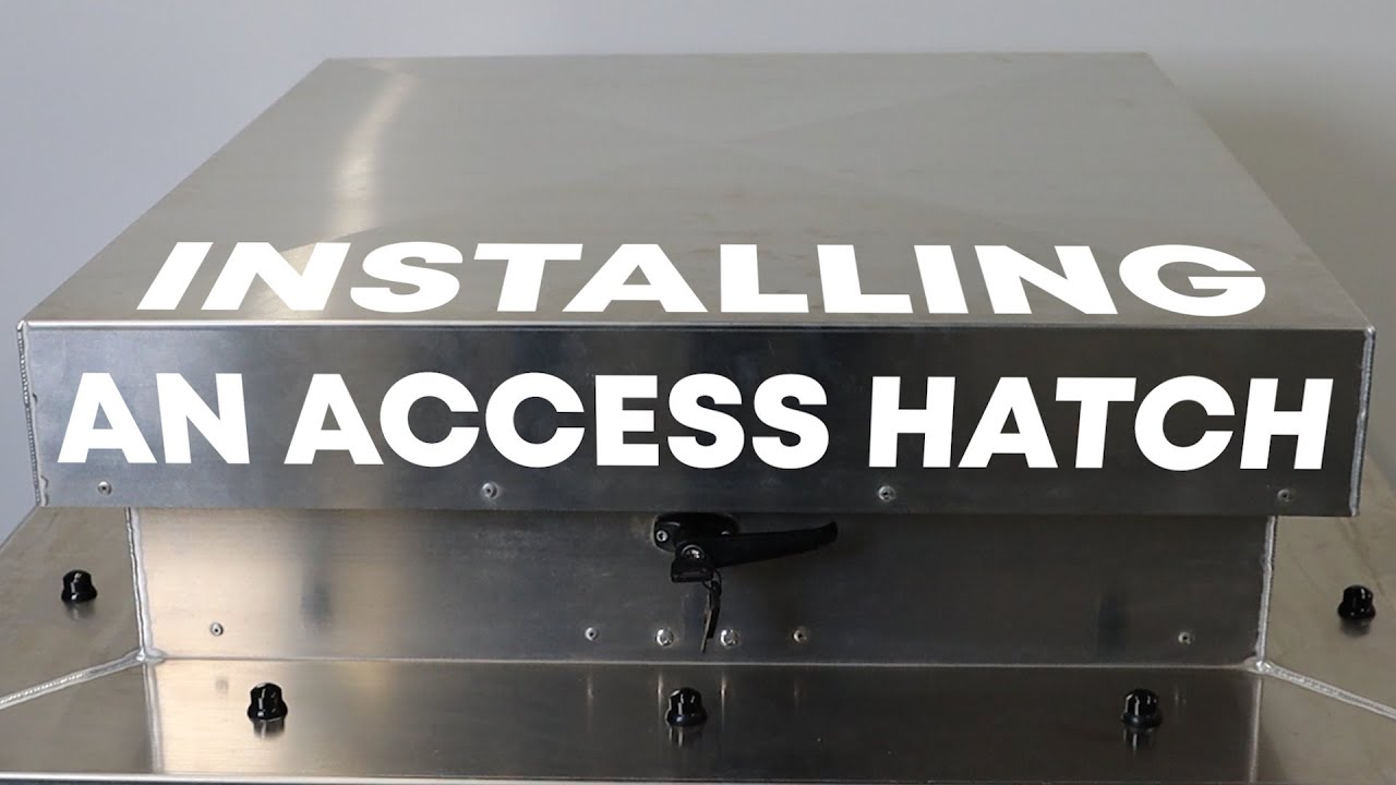 How to install an access hatch *6 EASY STEPS*
