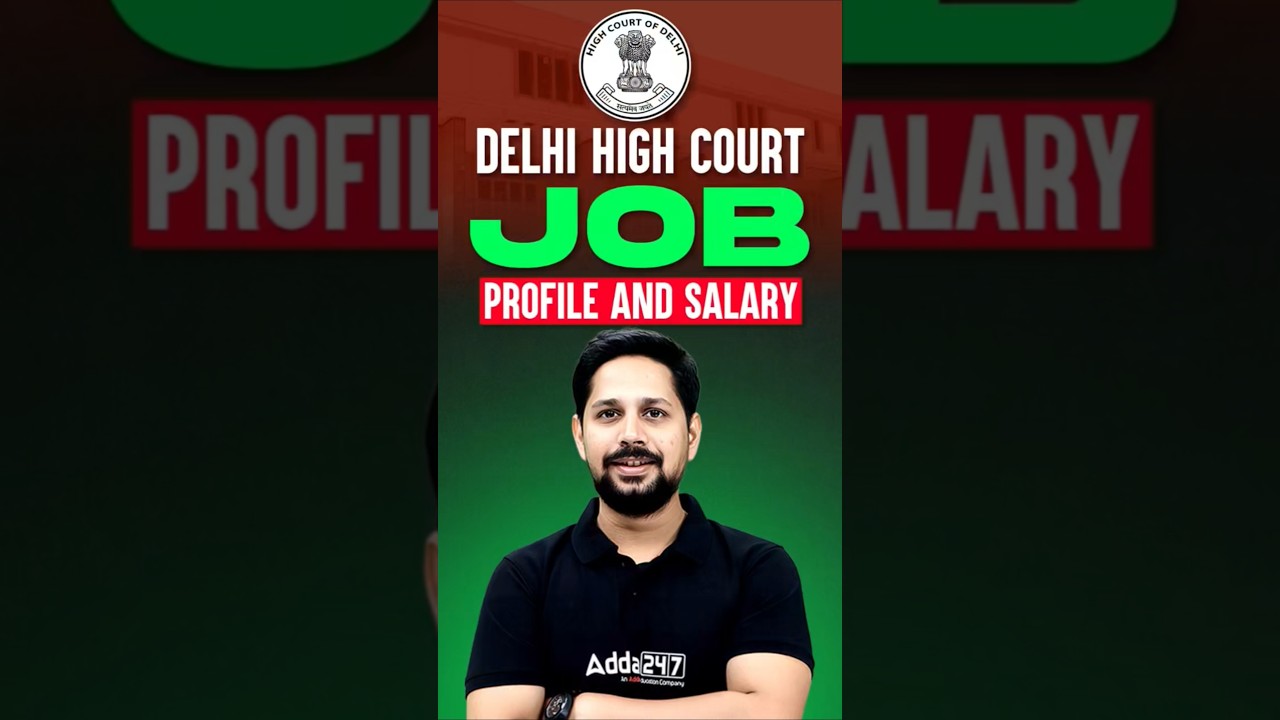 Delhi High Court Job Profile & Salary #delhihighcourt #steno #stenographer #stenoexam #rudrasir