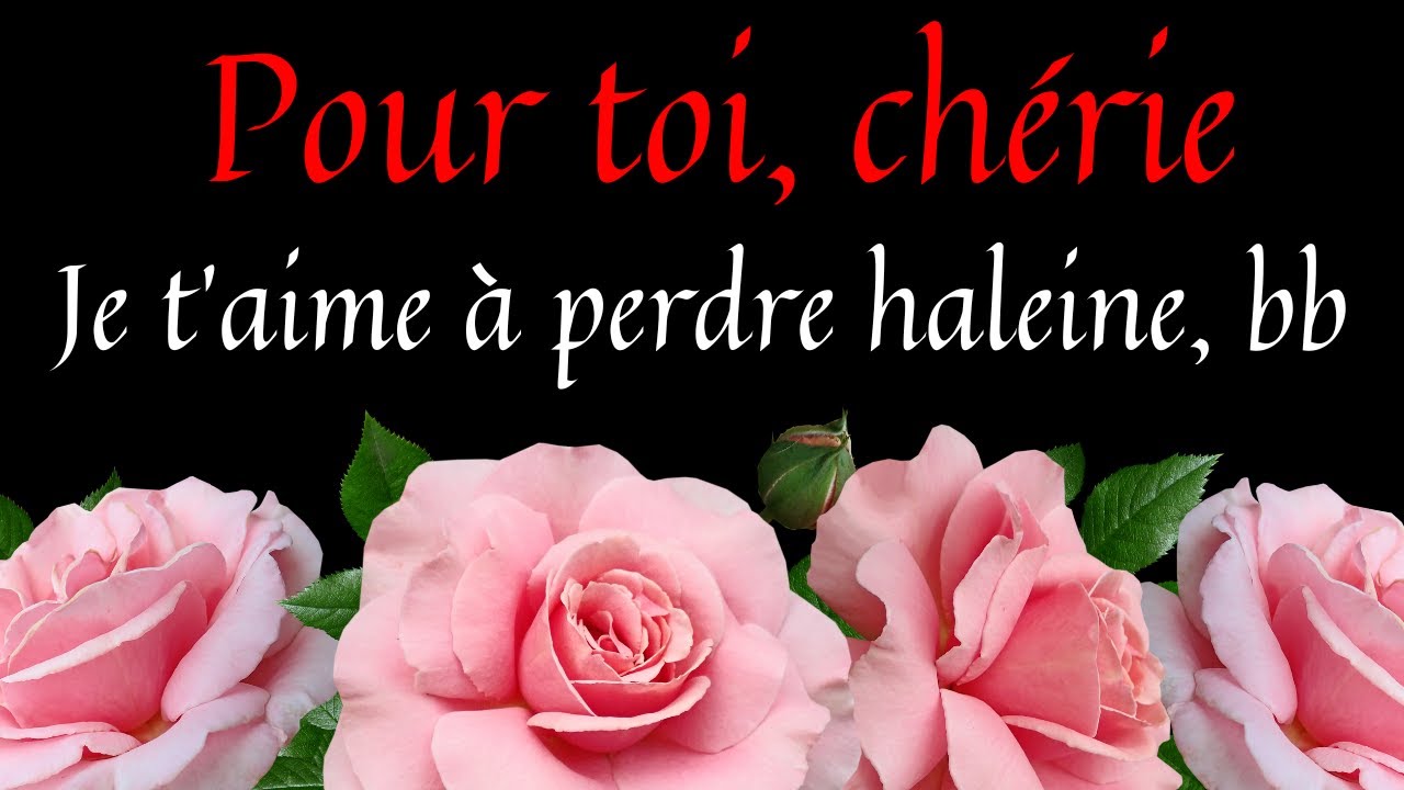 Mon amour, je pense à toi tout le temps ❤️ Mots d'amour touchants 💗💯❤️ Mon Message d'amour
