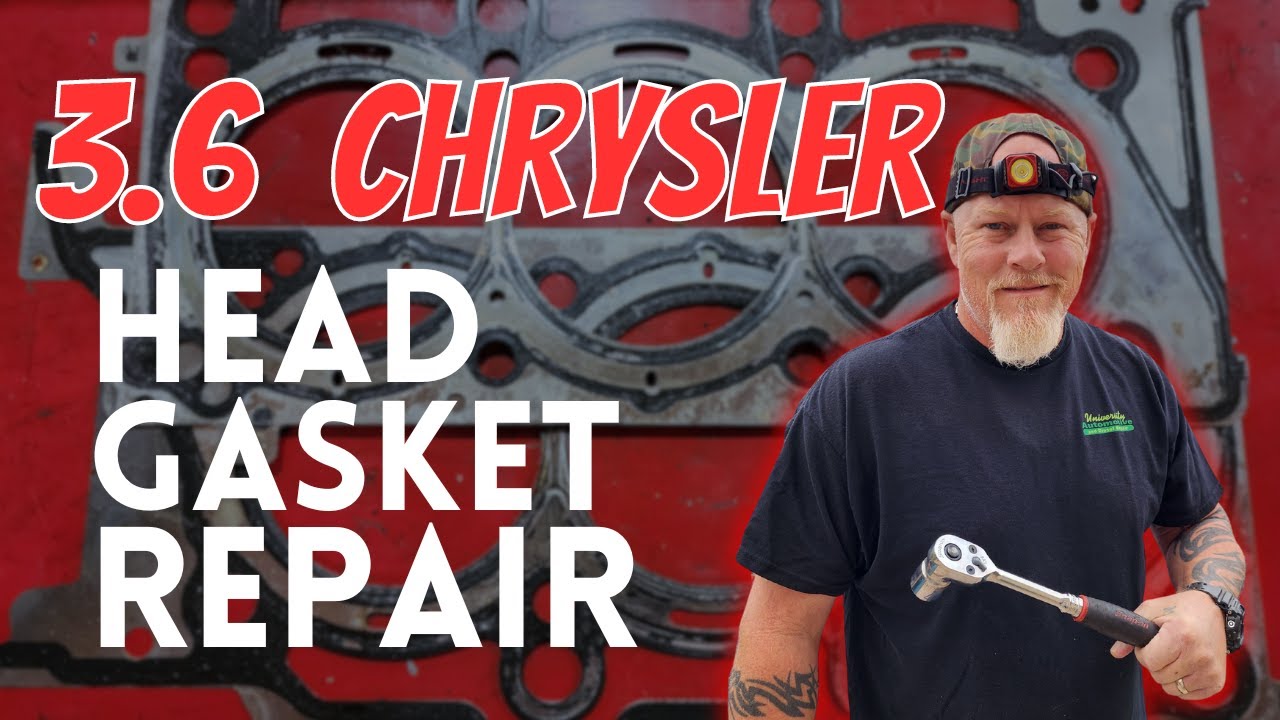 3.6 Chrysler Pentastar Как заменить прокладку головки блока цилиндров