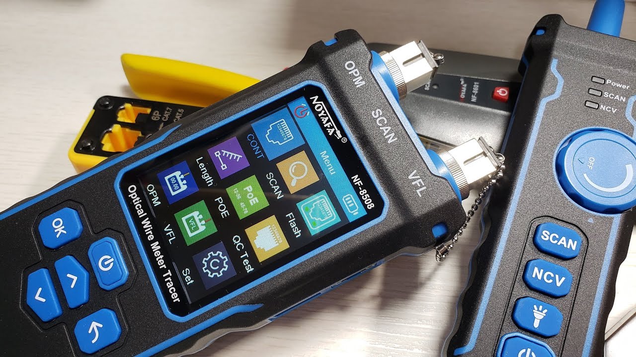 Noyafa NF 8508 сетевой кабель и тестер волокна очень топ
