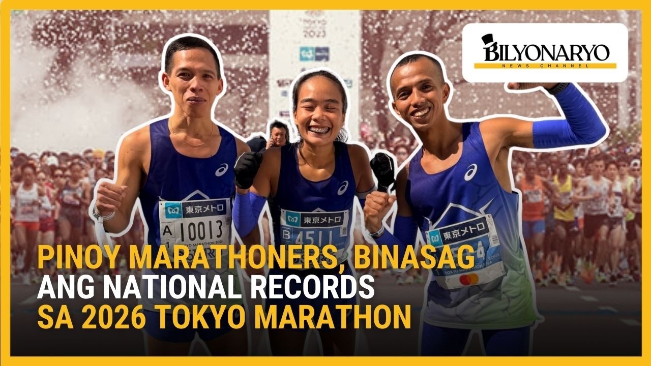 Sonny Wagdos, Richard Salano & Artjoy Torregosa, Binasag ang National Records sa 2026 Tokyo Marathon