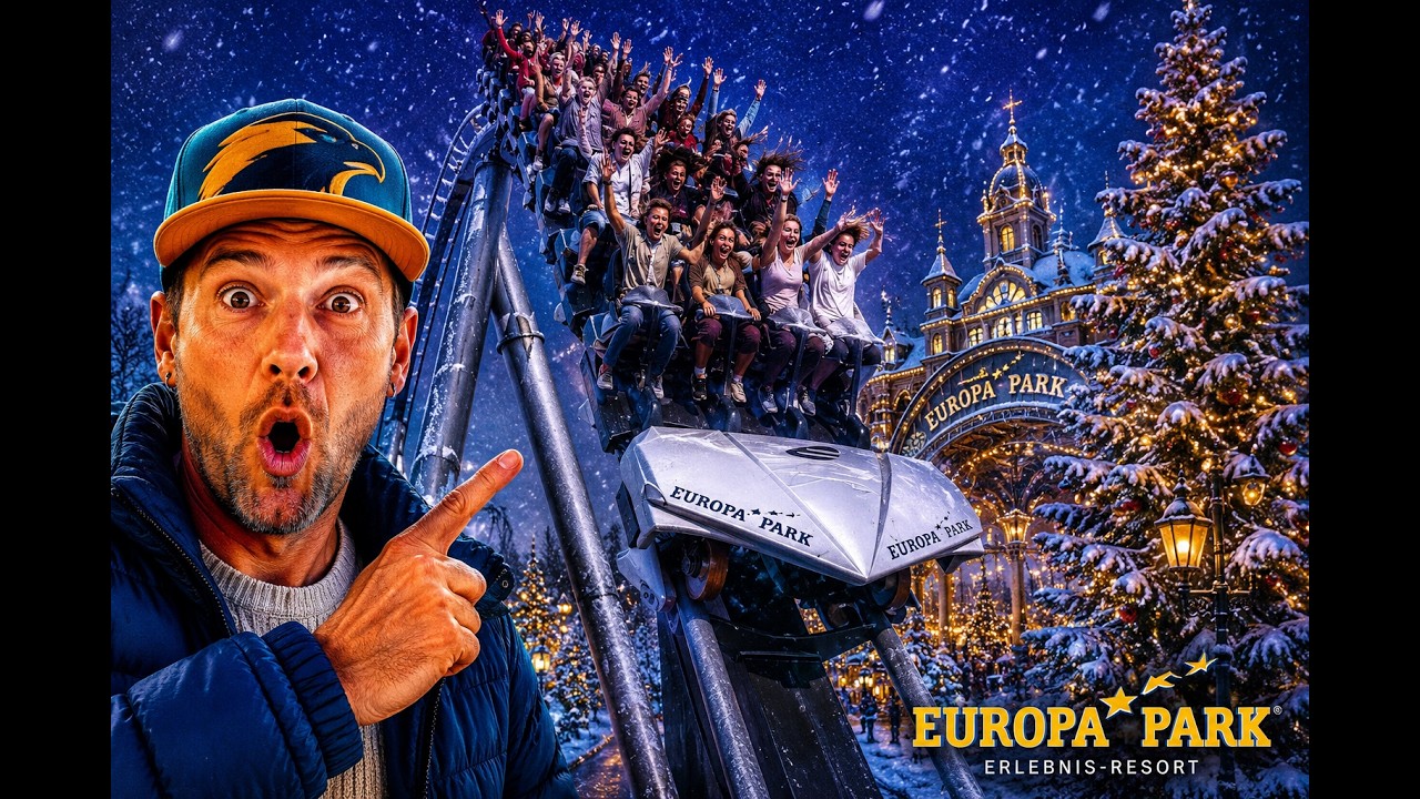 Wie ausgestorben! 😱 Europa-Park Winterzauber: 1 Min. Wartezeit bei Voltron!“