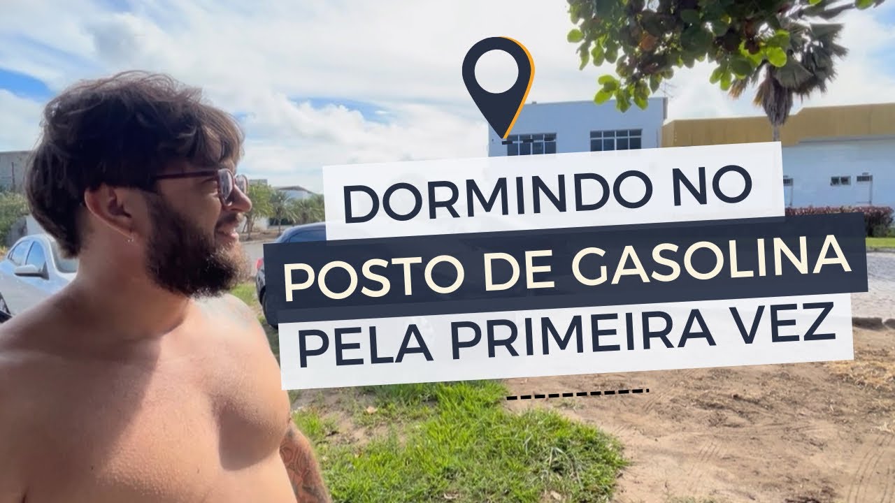 Primeira vez dormindo em um posto de gasolina na BR 101.
