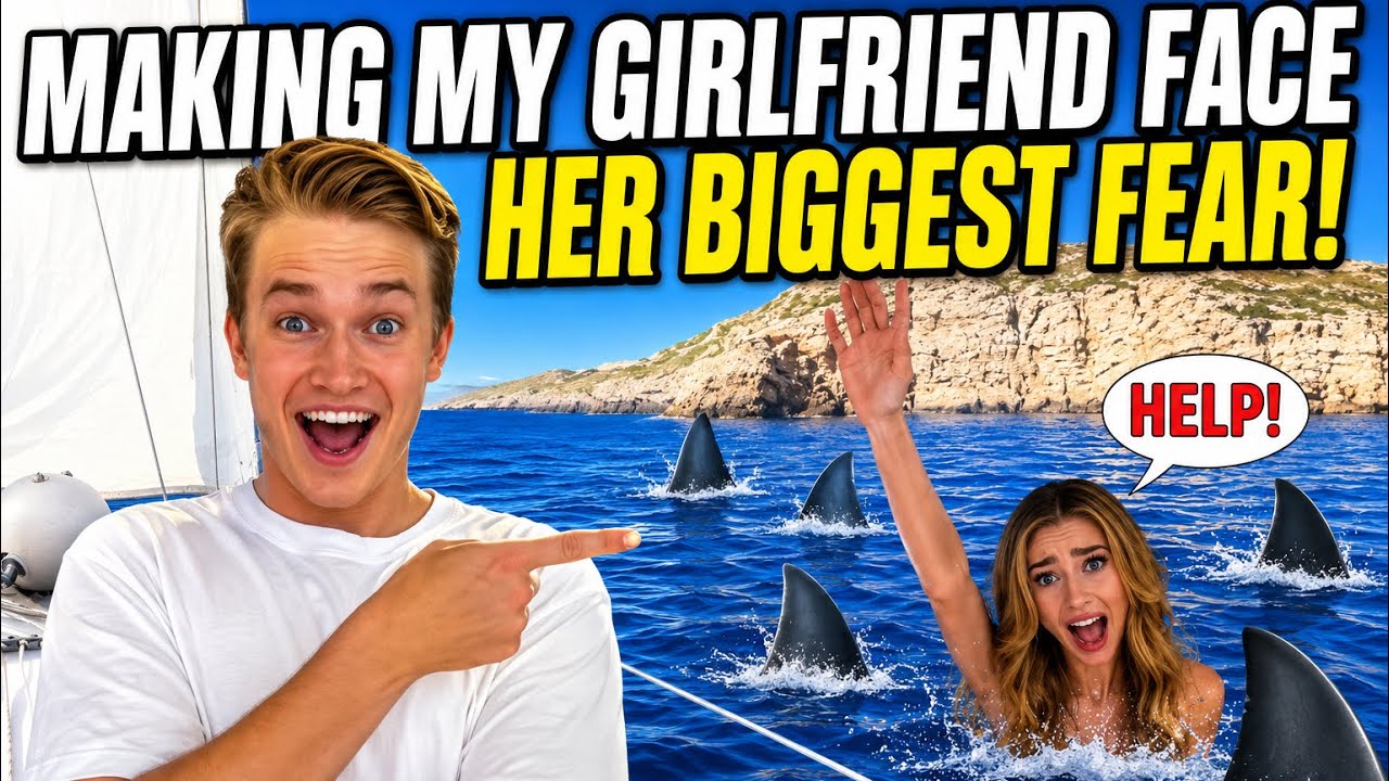 Я заставил свою девушку плавать с акулами!!!🫣🦈*БЕЗ КЛЕТКИ* 😳
