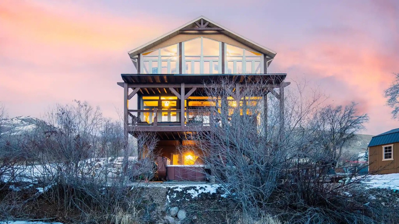 Custom Eden Utah Home Situated in the Foothills of Powder Mountain