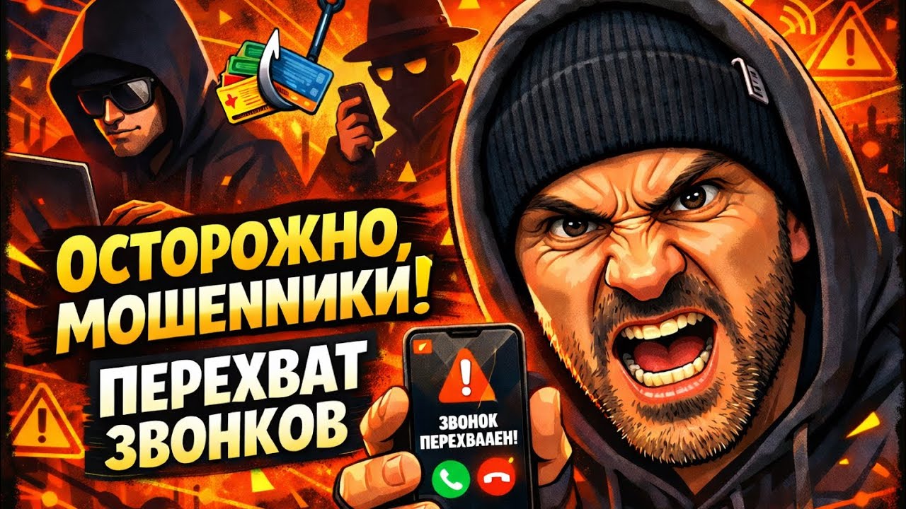 Мошенники атакуют. Перехватываем звонки мошенников. #рекомендации 