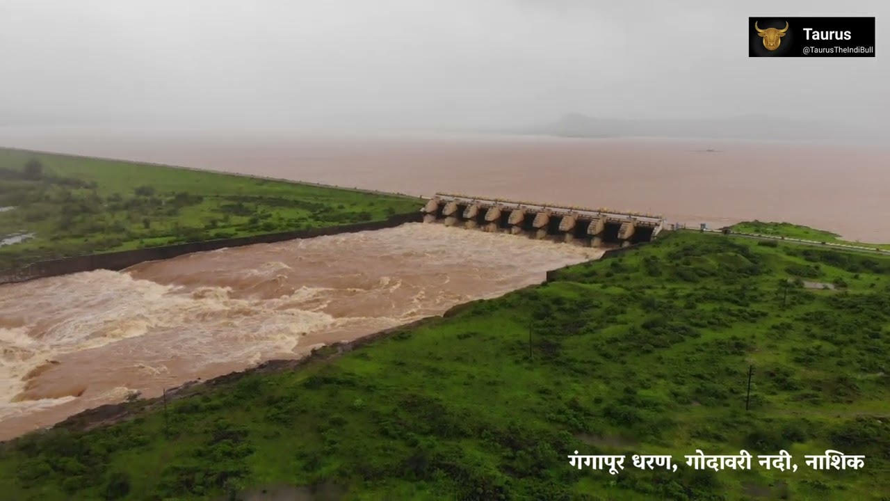 Gangapur Dam Overflow | Nashik&rsquo;s Stunning Water Release 2025