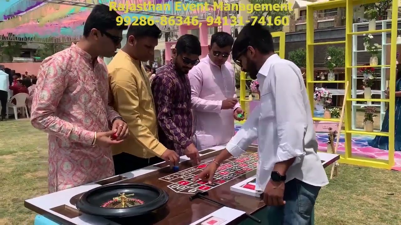 Book a Roulette Table Game for Your Event in Udaipur|Best Event Planner in Nathdwara 
