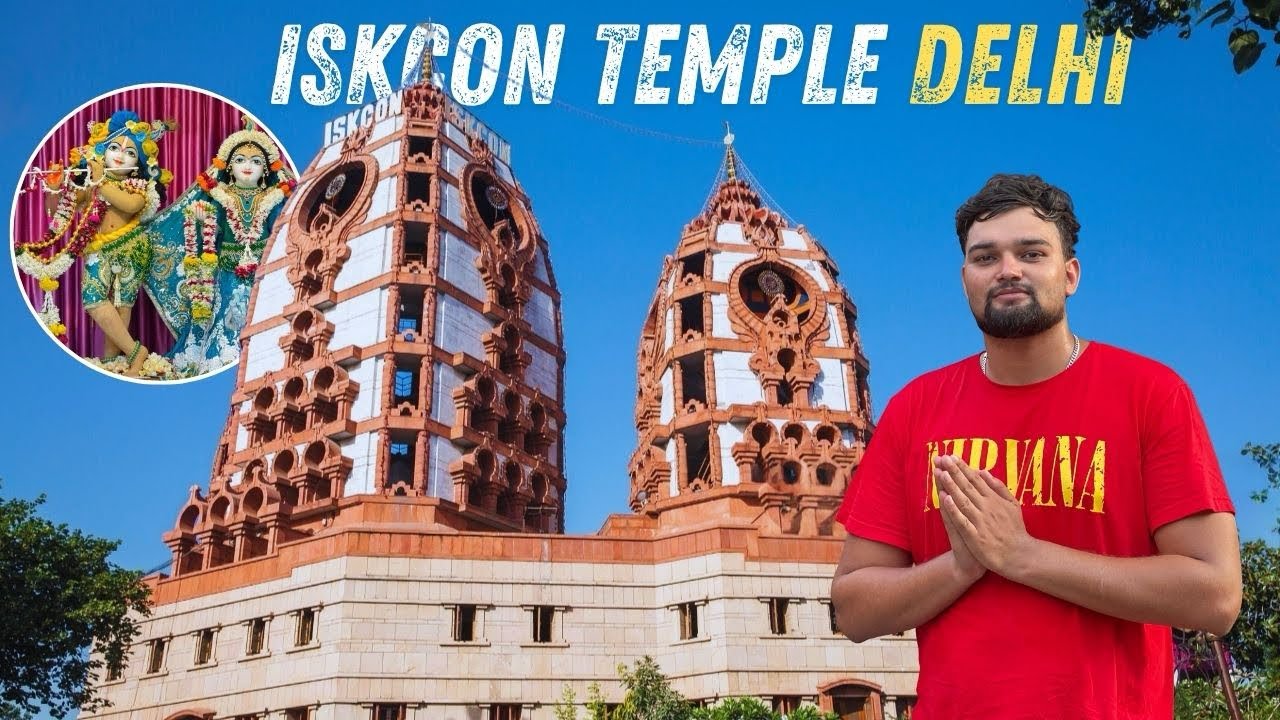 ISKCON Temple Delhi | Shri Krishna Mandir Darshan, Aarti, History & Travel Vlog 2025