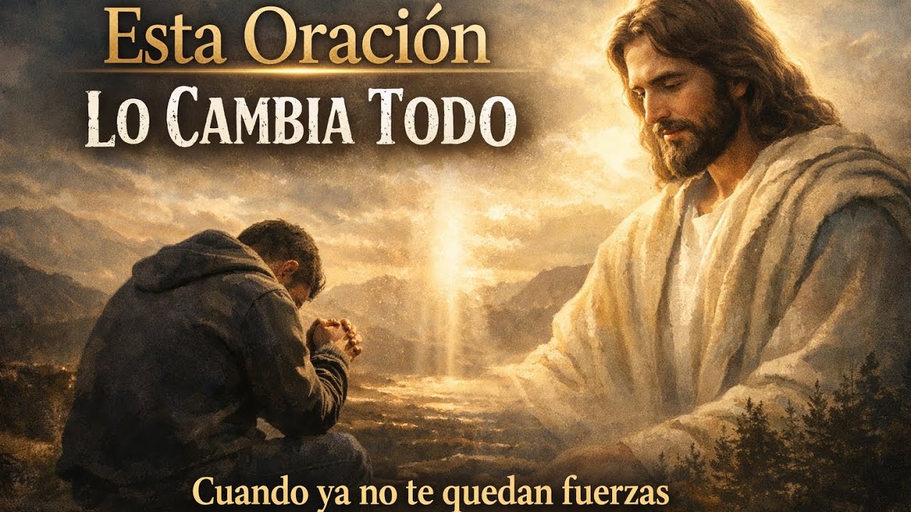 Esta oración es para cuando ya no puedes más | Oración corta y poderosa