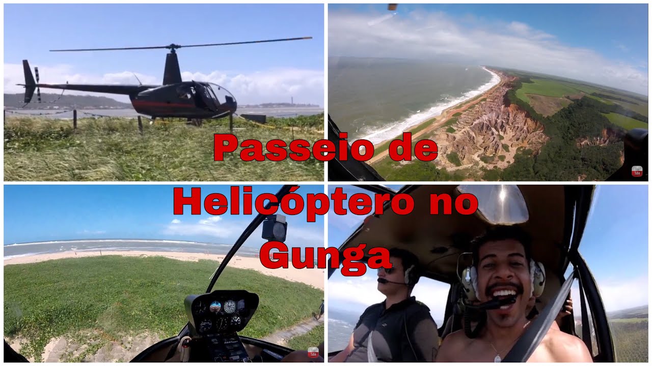 PASSEIO DE HELICÓPTERO NA PRAIA DO GUNGA - ALAGOAS  #alagoas #praiadogunga #maceio #helicoptero