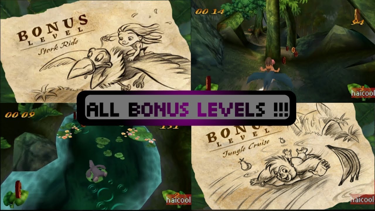 DISNEY'S TARZAN BONUS LEVELS