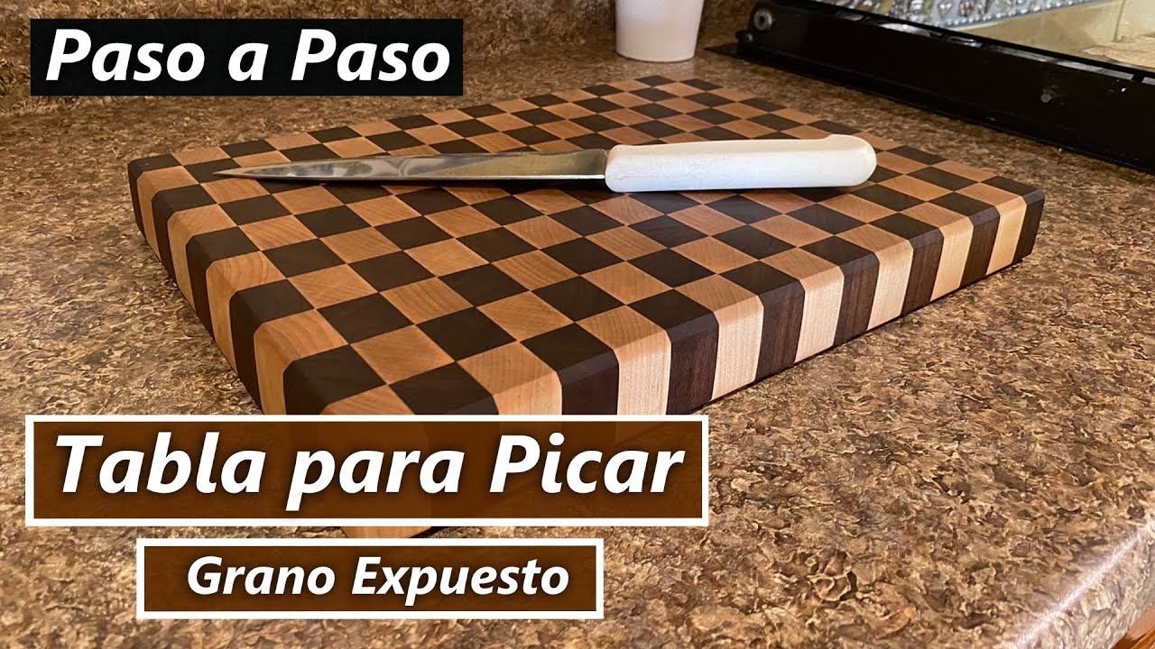 Tabla para picar de Grano Expuesto | Calidad Premium | End Grain Cutting Board