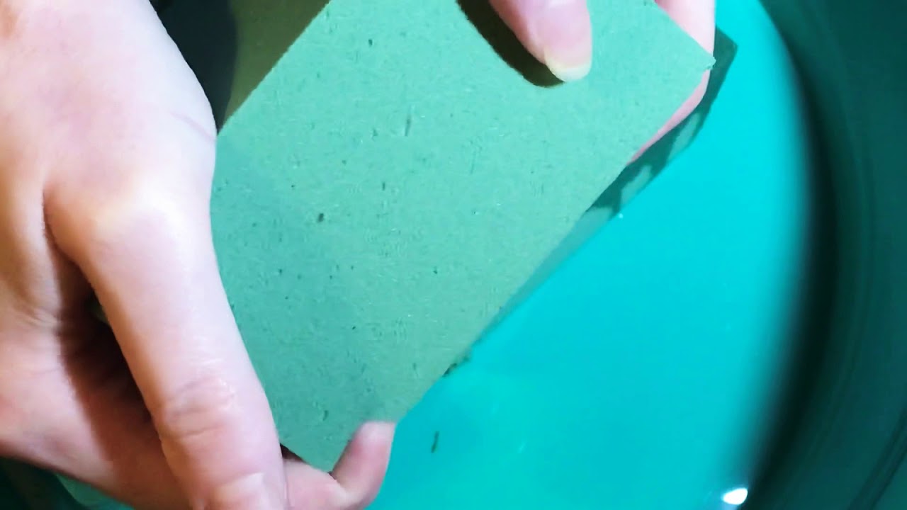 ASMR Wet/Dry Floral Foam Crunch