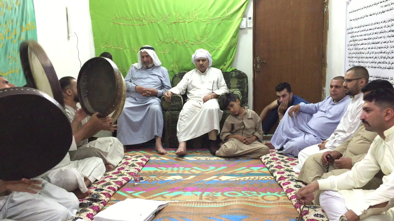 حمرة الذرة ينشاف بيها غيابي)(نعمين من العلوية)المداح عيسى العبود في دار سيد يونس العيثاوي4.26