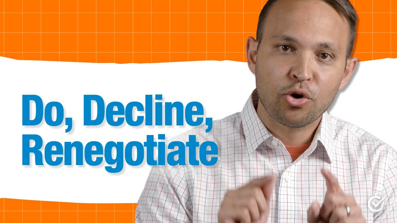 A Remedy to Overcommitting: Do, Decline, Renegotiate