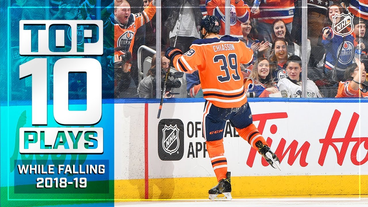 Top Plays While Falling from the 2018-19 NHL Season