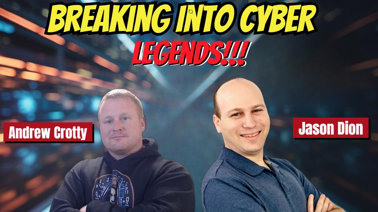 Jason Dion on Breaking Into Cyber, Teaching Thousands, and the Power of Certifications