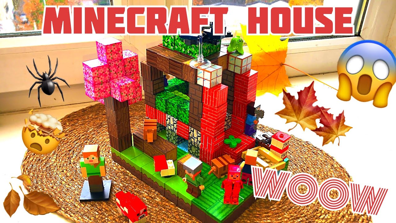 Magnetic Blocks Minecraft House! 🧲✨ So Much Fun for Kids 🇺🇸