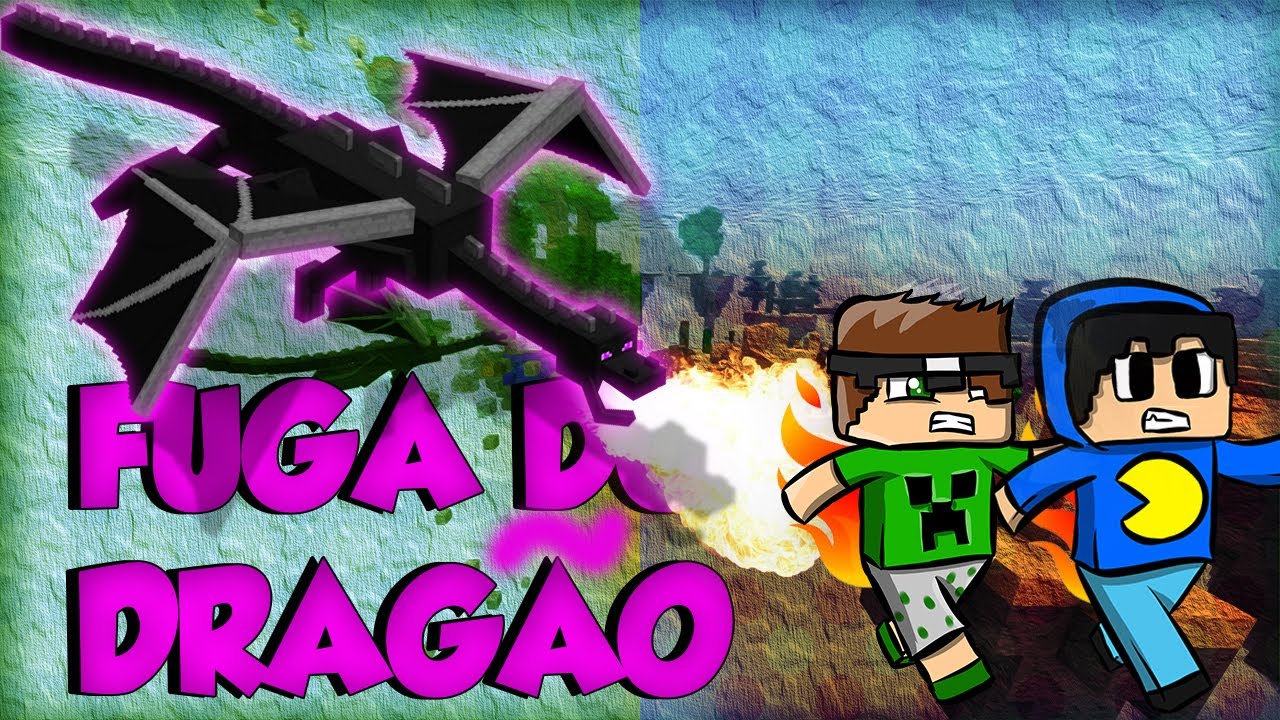 Minecraft: Fuga do Dragão - O RAGE!
