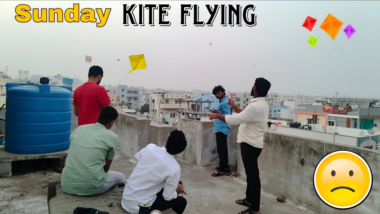 Kite Flying 🪁🪁 || Sunday Funday || Hyderabad ||.