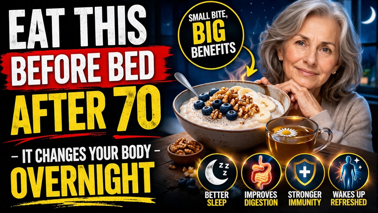 The Best Bedtime Snack for Women Over 70 (Doctor Explains Why)