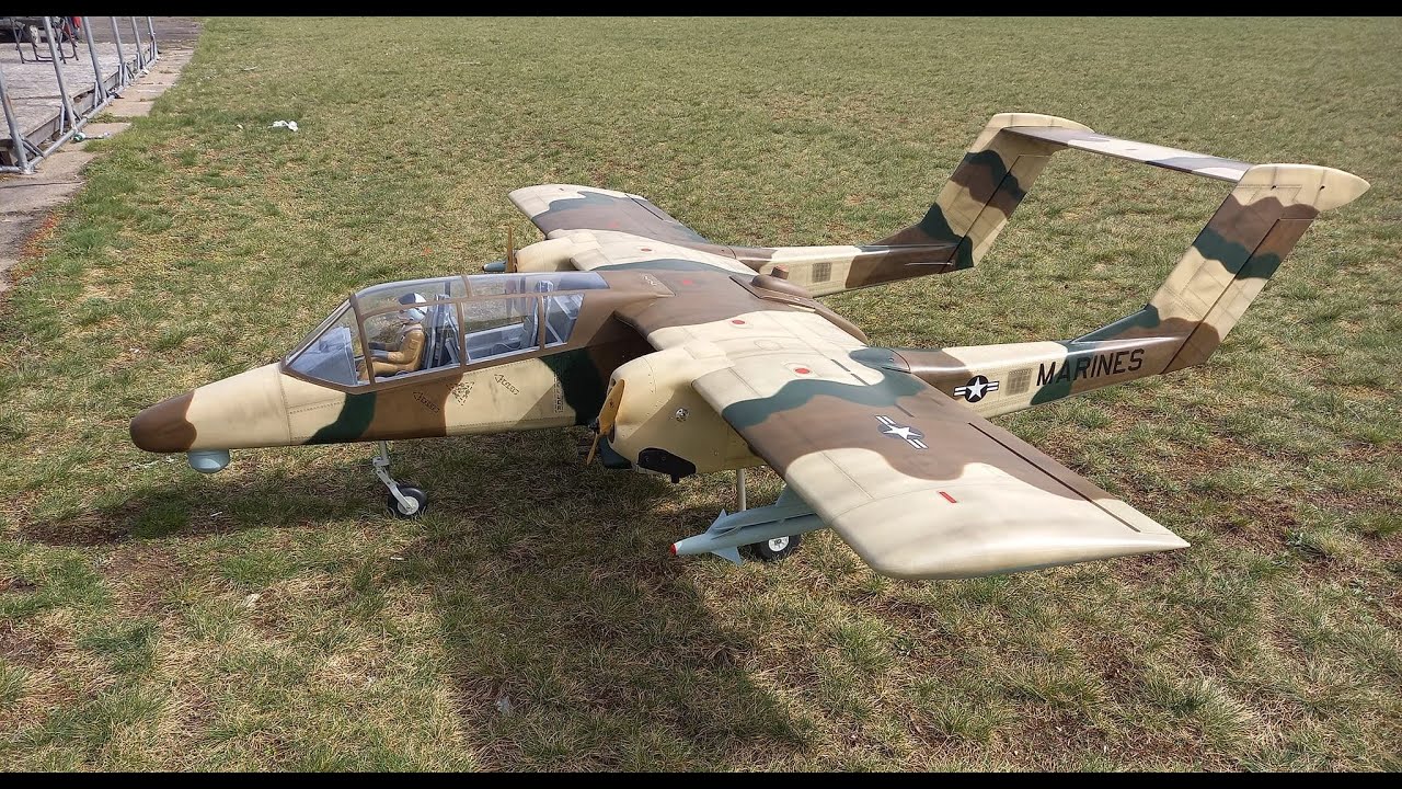 Hangar 9 OV-10 Bronco twin OS GT33