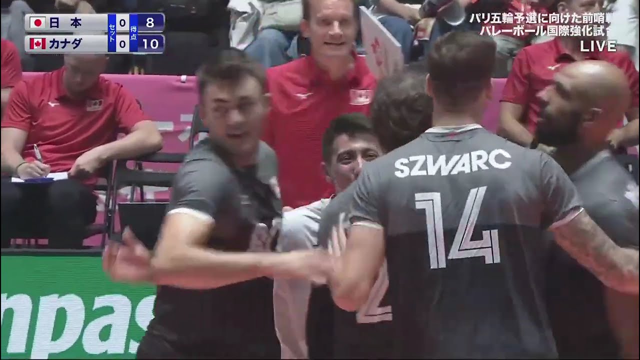 JPN vs CAN Men's Volleyball Warm up Game Sep 2023