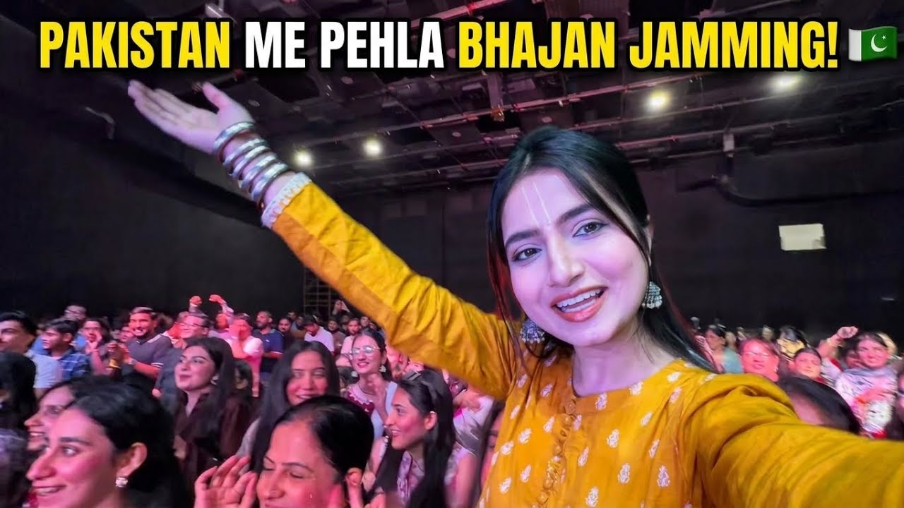Pakistan Me Pehla Bhajan Jamming! 🇵🇰 First Time in Karachi ( Gen-Z concert ) 