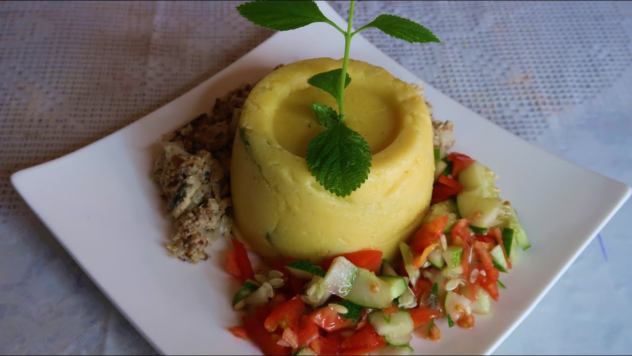 Кукурузная мука и сардины (шаг приготовления 2)