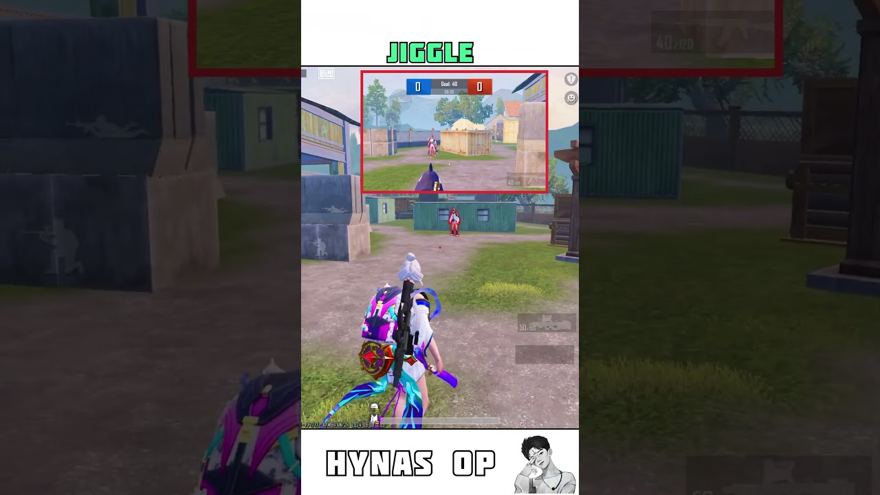 🏃Fast Jiggle VS Right Jiggle  #bgmi #pubgmobile #jiggle #jigglemovement #hynasop #fastjiggle