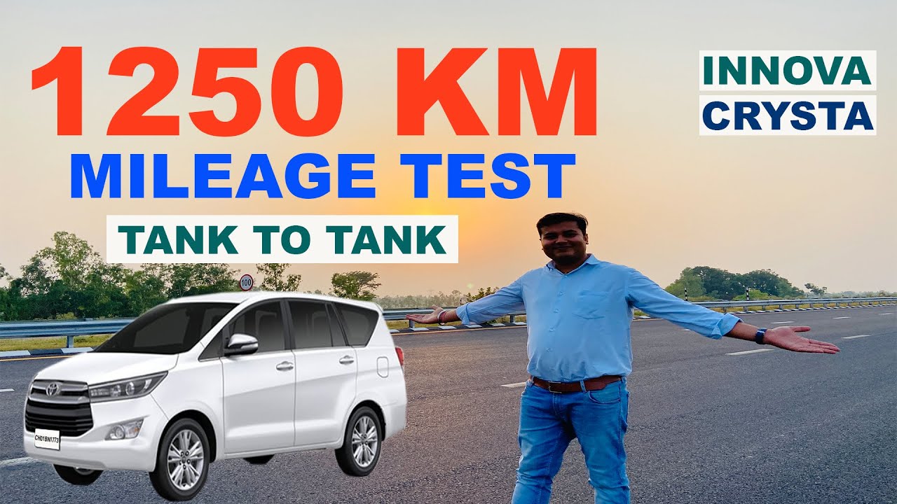INNOVA CRYSTA 1250 KM MILEAGE TEST | TANK TO TANK | CHANDIGARH TO BIHAR | MD BLOGS