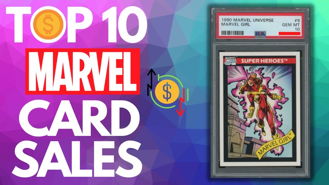 🔥 Top 10 Marvel Card Sales | 1990 Marvel Universe Battle | Marvel Card Collecting & Investing