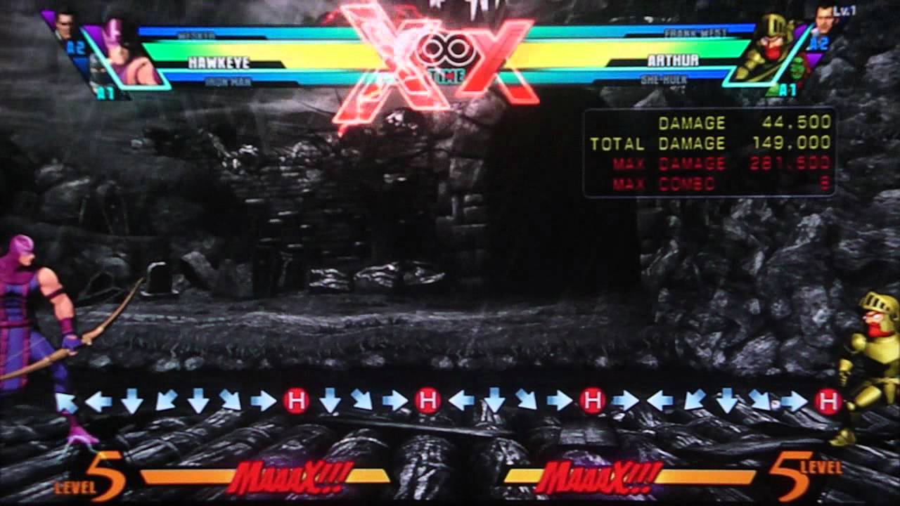 UMvC3 - Hawkeye Basics Tutorial
