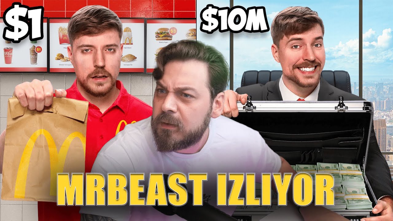 Elraenn - '' $1 vs $10,000,000 işler '' İZLİYOR @MrBeast