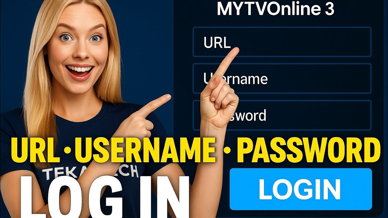 MyTVOnline 3 Login Made EASY! URL • Username • Password + EPG Fix