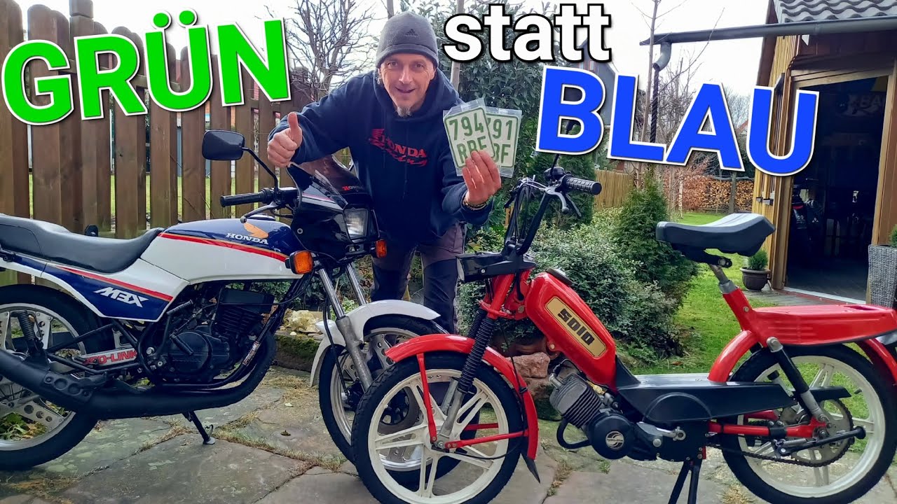 Mofa Mokick Moped Zweitakter der Neuziger 🇯🇵 Honda MBX 50 vs. 🇩🇪 Solo 712 #oldtimer #zweitakt