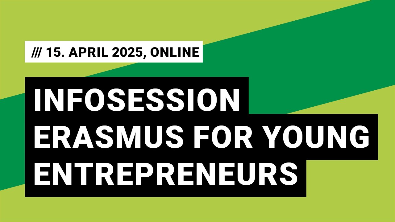 Infosession Erasmus for Young Entrepreneurs