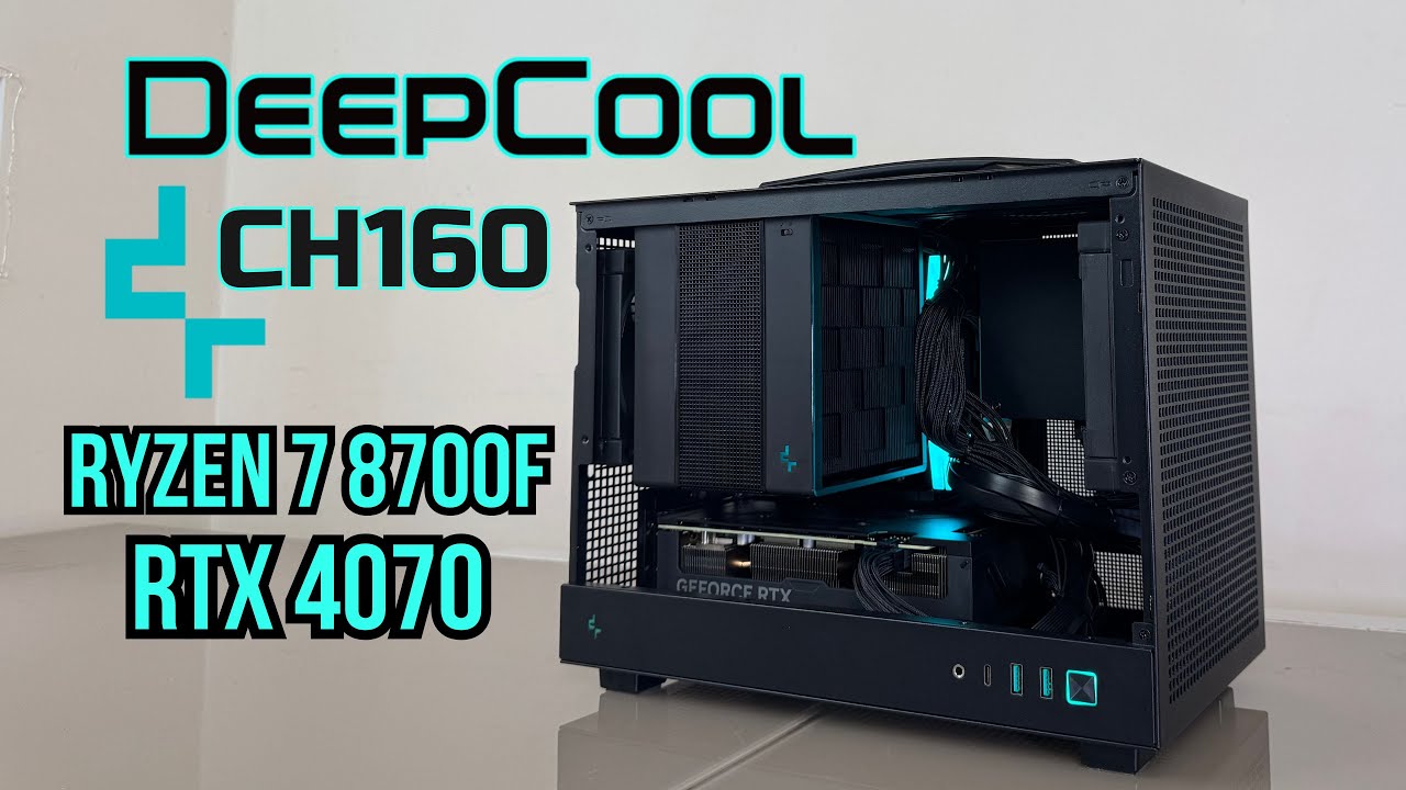 Deepcool CH160 affordable Mini ITX Gaming PC Build 2025 | Ryzen 7 8700F & RTX 4070