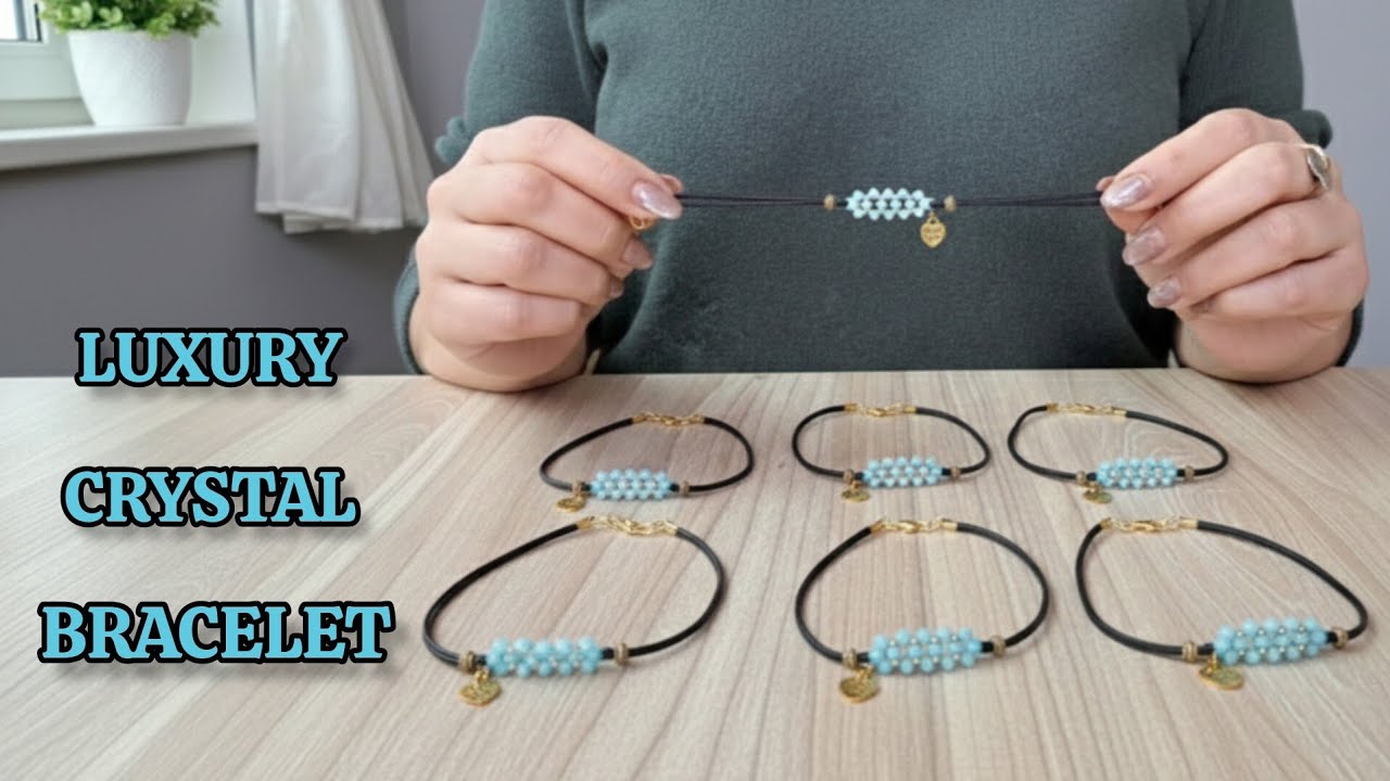 💎 Роскошный Браслет с Кристаллами DIY | Элегантные Украшения Ручной Работы