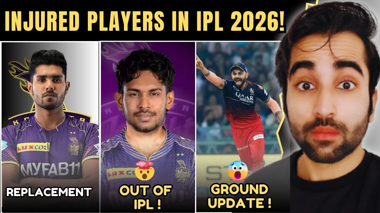 IPL 2026 News : Harshit Rana and Pathirana Replacement in KKR | RCB Home Ground Update | New Jersey