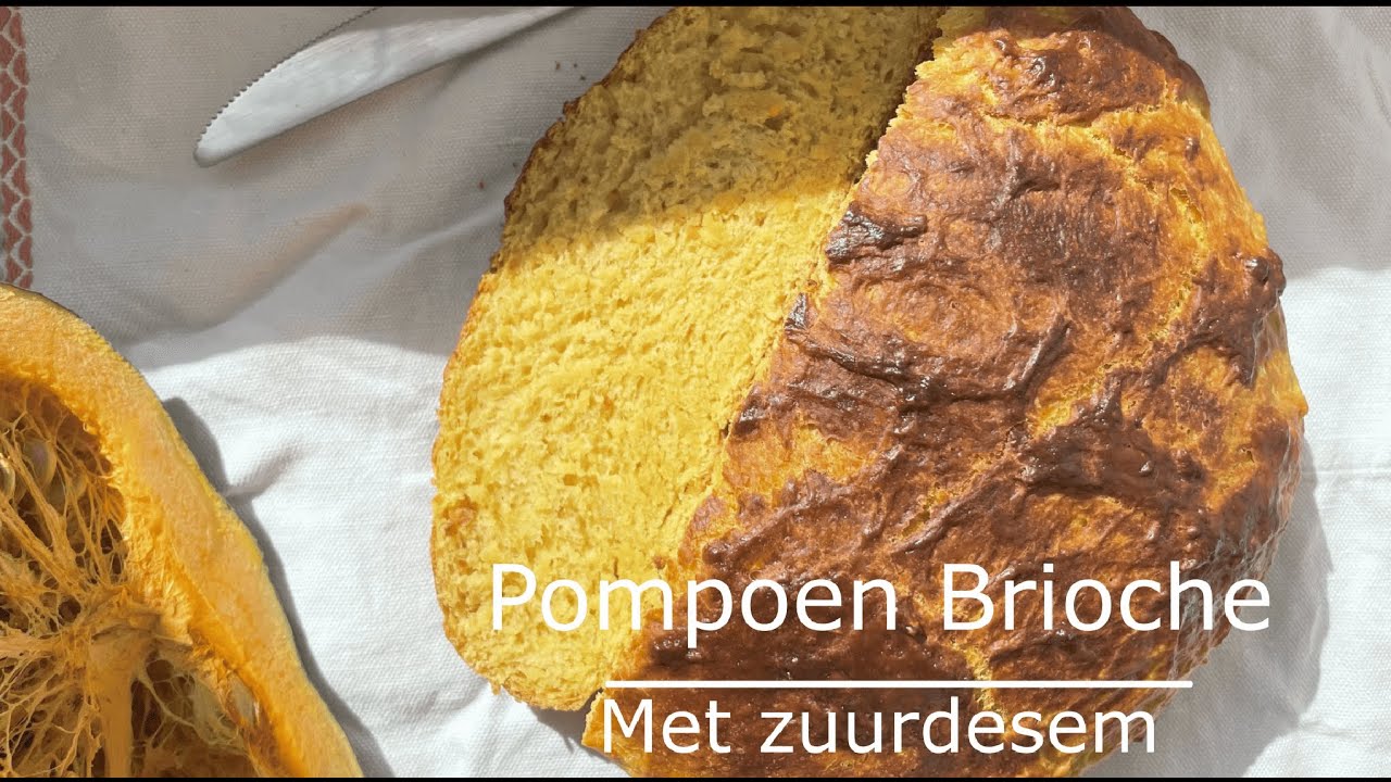 Pompoen brioche met Zuurdesem