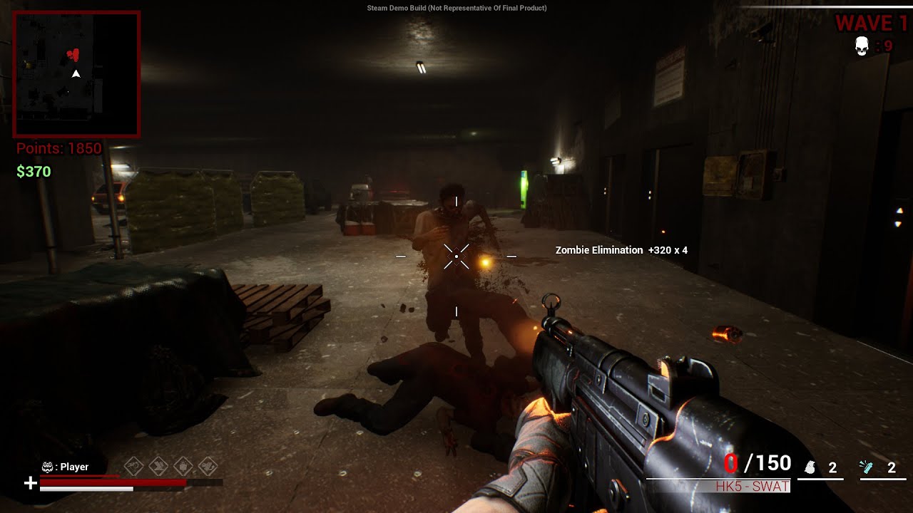 S.E.C.U. - New Zombie FPS Horde Mode Game - PC Gameplay (Demo)