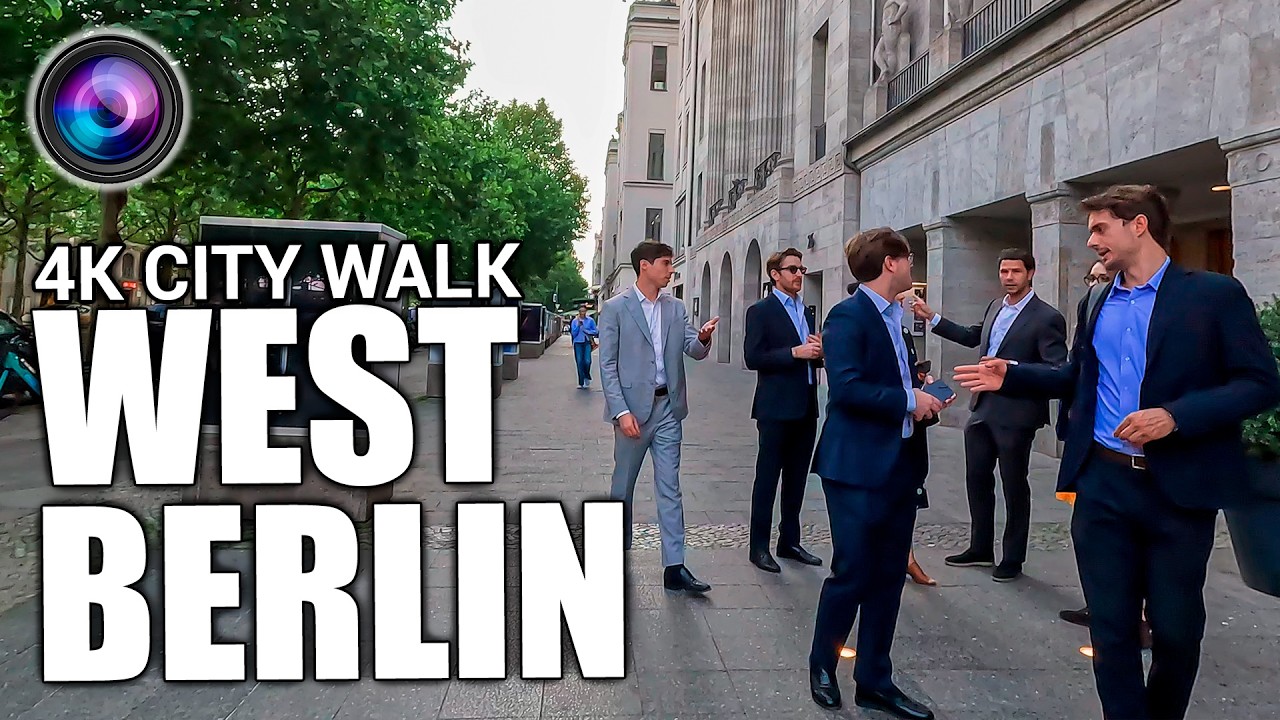 West Berlin After Work: A Relaxing 4K Walk Through Tauentzienstraße