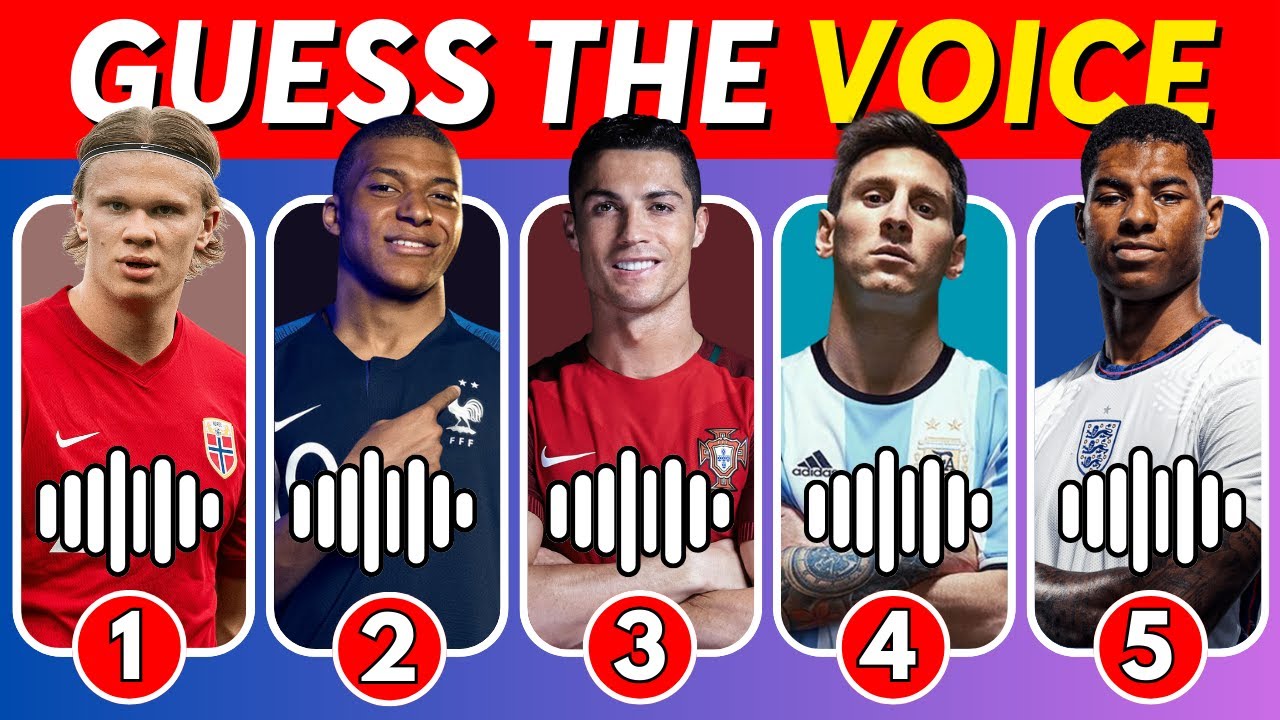 Guess Who's Speaking 🔊| Football Edition⚽ | Haaland, Messi, Ronaldo, Mbappe, Neymar