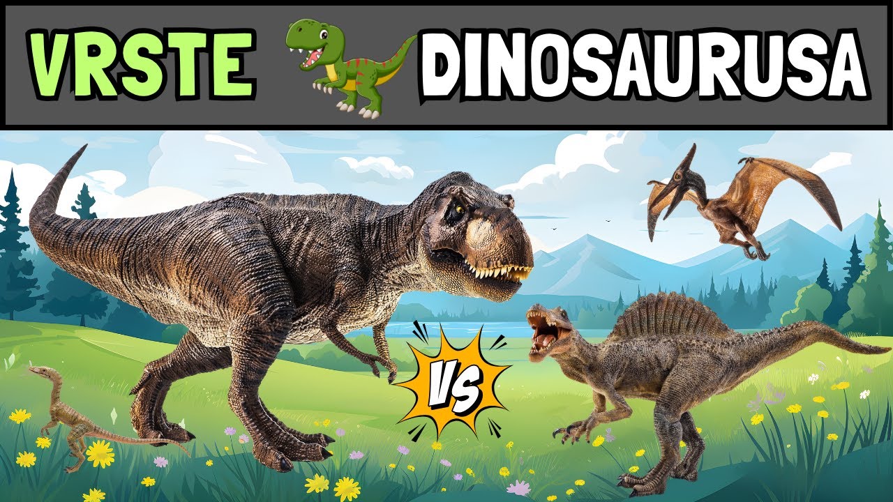 Edukativni video - vrste dinosaurusa🦕🦖