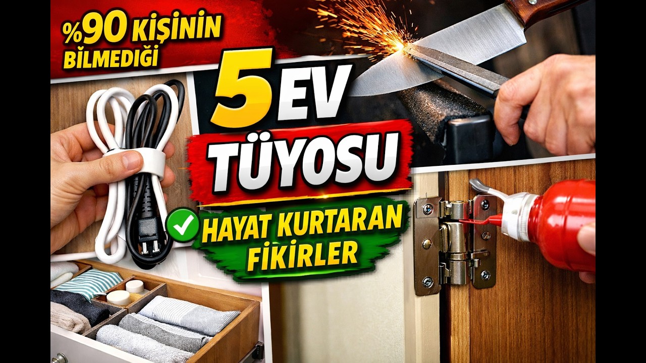 Ev İşlerini Kolaylaştıran Harika Fikirler