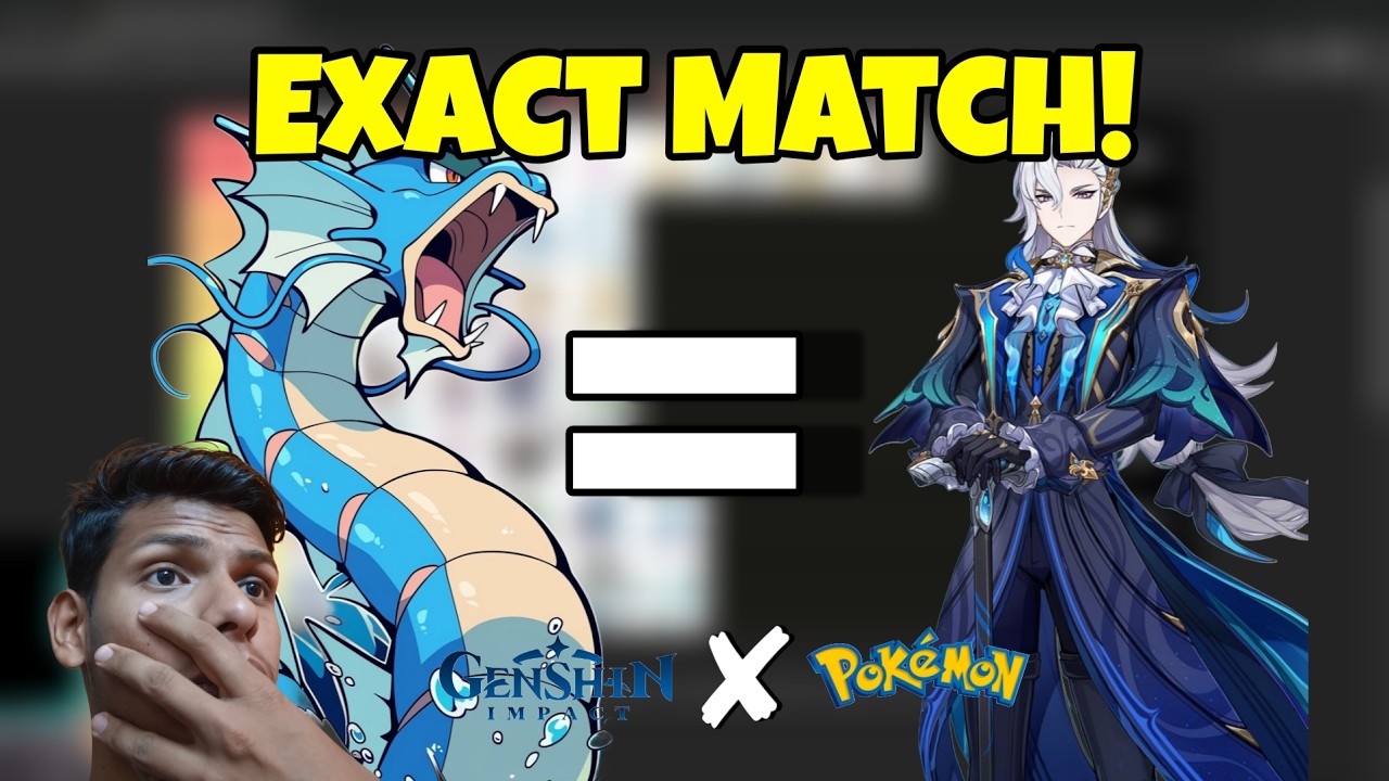 Genshin Characters as REAL Pokémon! Kon Konsa Pokémon Hai? #pokemon #genshinimpact #gaming